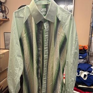 E=mc dress shirt.